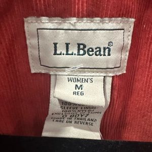 LLBEAN corduroy jacket